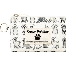 Bakras Cesur Patiler Köpek Desenli Anahtarlıklı Mini Çanta 13CMX10CM