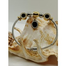 Daniel Klein Sarı - Çelik Renkli Kadın Bileklik