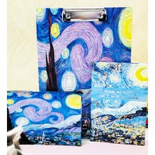 Giftmoda Van Gogh Yıldızlı Gece Tasarımlı Kırtasiye Seti