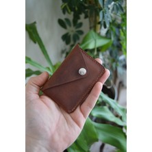 Oh Deer Leather El Yapımı  Minimal Kartlık/cüzdan