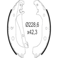Valeo Arka Pabuçlu Fren Balatası Ford Ecosport 1.0 10/2013