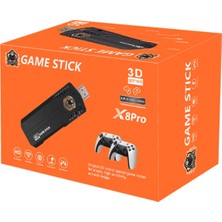 Starx X8 Pro 3D Hd Game Stick Pro Retro Tv Atari 30000 Oyunlu