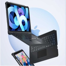 Z-Mobile Ipad Air 10.9 2020 4.nesil Klavyeli Kılıf Multifunctional Kablosuz Klavyeli Kılıf Touchpad