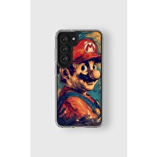 Russak Case Samsung S23 Ultra  Uyumlu Mario Telefon Kılıfı