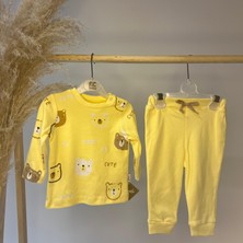Karino Sarı Ayıcıklı Bebek Takım 6-9 / 9-12 / 12-18 / 18-24