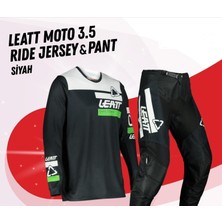 Leatt Moto 3.5 Rıde Siyah Jersey Pantolon Takım