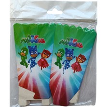 Ngüzel Party Pija Maskeliler Mısır Kutusu (Pj Masks Popcorn) 8'Li