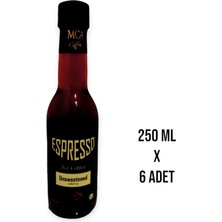 MCA Espresso Soğuk Kahve (Şekersiz) 250 ml x 6 Adet