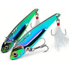 Eagenset Yapay Yem 15GRAM / 6,8 C.m Çok Renkli Spin, Rapala, Jig Yem, Zoka Yem, Alabalık, Çinekop, Levrek, Lüfer, Palamut, Zargana, Turna, Zoka Yem