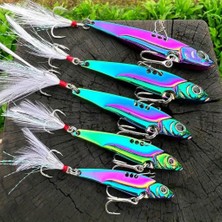 Eagenset Yapay Yem 15GRAM / 6,8 C.m Çok Renkli Spin, Rapala, Jig Yem, Zoka Yem, Alabalık, Çinekop, Levrek, Lüfer, Palamut, Zargana, Turna, Zoka Yem