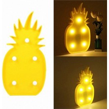 Adil Baba Dekoratif Ananas LED Gece Lambası 25CM