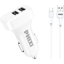 Modaliz PCC511M Basic 2.1A Çift Çıkışlı Micro USB Kablolu Araç Şarj Cihazı