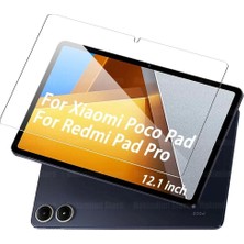 ZORE Xiaomi Redmi Pad Pro Uyumlu İnce Ekran Koruyucu Esnek Kırılmaz Tablet Blue Nano Koruma