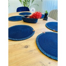 My Doğa Store Jüt Hasır Amerikan Servis Supla ve Sepet 7 Parça