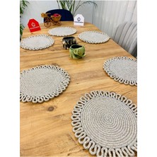 My Doğa Store Jüt Hasır Amerikan Servis Supla 6 Parça