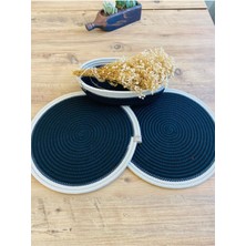 My Doğa Store Jüt Hasır Amerikan Servis Supla ve Sepet 3 Parça