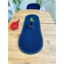 My Doğa Store Jüt, Hasır, Dekoratif Masa Örtüsü, Runner 30X80 Cm, Amerikan Servis, Sehpa Örtüsü, Bohem Tarzı