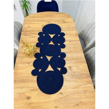 My Doğa Store Jüt, Hasır,sarmal Model, Dekoratif Masa Örtüsü, Runner 40X110 Cm, Sehpa Örtüsü, Bohem Tarzı