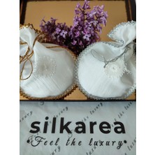 Silkarea Lavander Gıft Set -Ipek Iğne Oyası Işlemeli Lavanta Kesesi - Kutulu