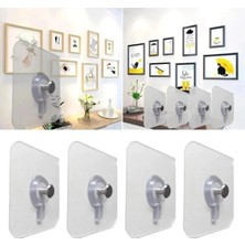 Safestore 2'li Mutfak Banyo Düzenleyici Pleksi Raf 40 cm x 10 cm + 4 Adet Pin Askı