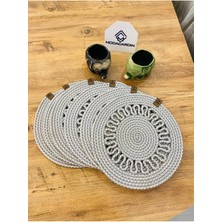 My Doğa Store Jüt Hasır Amerikan Servis Supla 6 Parça