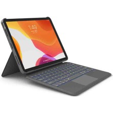 Fogy iPad Air 6 Nesil 11INÇ M4 2024 Keybord LED Işıklı Magnetik Standlı Klavyeli Kılıfı