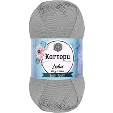 Kartopu 1 Adet Lotus Bikini Büstiyer Bluz Örgü Ipi  K941 Açık Gri
