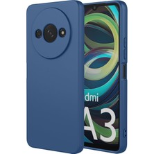 Posso Xiaomi Redmi A3 4g Uyumlu Kılıf Içi Kadife 3D Kamera Korumalı Yumuşak  Esnek Silikon Kapak