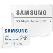 Samsung Pro Endurance 256GB Microsdxc Güvenlik ve Araç Kamerası Hafıza Kartı MB-MJ256KA