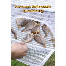 Mujgan Fermuarlı Katlanabilir 3 Katlı Kurutma Ağı - Gıda ve Çamaşır Kurutma