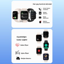 Seyutech Watch 9 Plus Harvox Akıllı Saat Iphone ve Android Tüm Akıllı Telefonlara Uyumlu