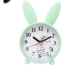 Tavşan Temalı Işıklı Masa Saati