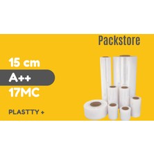 Plastty 15CM 300METRE Streç Ambalaj 17 Micron Kalınlık A Yüksek Kalite