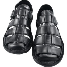 Sia Çanta ,Deri , Rahat , Ortapedik Taban , Cırtlı , Nefes Alan Ayaklar Hem Terlik Hem Sandelet Erkek Terliği