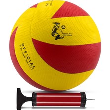 Telvesse Voleybol Topu Pompalı Set 280G Renkli 8 Panel Soft Touch Iç-Dış Mekan Uygun Dayanıklı 700