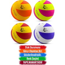 Telvesse Voleybol Topu Pompalı Set 280G Renkli 8 Panel Soft Touch Iç-Dış Mekan Uygun Dayanıklı 700