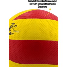 Telvesse Voleybol Topu Pompalı Set 280G Renkli 8 Panel Soft Touch Iç-Dış Mekan Uygun Dayanıklı 700