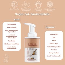 Kahu Naturals Kuru Köpük Şampuan ve Nemlendirici, Durulamasız, Kolay Tarama, Organik Içerikli, 350 ml