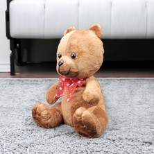 Oturan Peluş Ayıcık 32CM Kahverengi