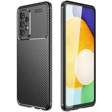 FUJİMAX Samsung Galaxy A23 Kılıf Darbe Emici Uzun Ömürlü Dayanıklı Parmak Izi Yapmaz Karbon Tasarım Negro Silikon Kılıf