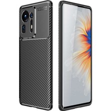 FUJİMAX Xiaomi Mi Mix 4 Kılıf Darbe Emici Uzun Ömürlü Dayanıklı Parmak Izi Yapmaz Karbon Tasarım Negro Silikon Kılıf