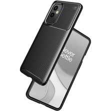 One Plus 9 Kılıf Darbe Emici Uzun Ömürlü Dayanıklı Parmak Izi Yapmaz Karbon Tasarım Negro Silikon Kılıf