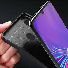 FUJİMAX Samsung Galaxy A10S Kılıf Darbe Emici Uzun Ömürlü Dayanıklı Parmak Izi Yapmaz Karbon Tasarım Negro Silikon Kılıf