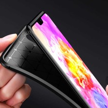 FUJİMAX Huawei P20 Pro Kılıf Darbe Emici Uzun Ömürlü Dayanıklı Parmak Izi Yapmaz Karbon Tasarım Negro Silikon Kılıf