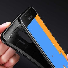 Samsung Galaxy J4 Kılıf Darbe Emici Uzun Ömürlü Dayanıklı Parmak Izi Yapmaz Karbon Tasarım Negro Silikon Kılıf