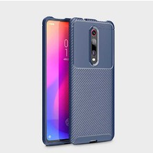 FUJİMAX Xiaomi Mi 9t Kılıf Darbe Emici Uzun Ömürlü Dayanıklı Parmak Izi Yapmaz Karbon Tasarım Negro Silikon Kılıf