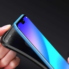 Huawei P20 Lite Kılıf Darbe Emici Uzun Ömürlü Dayanıklı Parmak Izi Yapmaz Karbon Tasarım Negro Silikon Kılıf