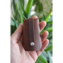 Oh Deer Leather El Yapımı Cüzdan Tipi Anahtarlık