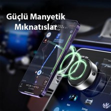 Polham Universal Süper Manyetik Vakum Adsorpsiyonlu Araç Içi Telefon Tutucu, Masaüstü, Duvar, Ayna, Uyumlu Tutucu