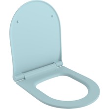Bocchı A0336 029 Pure Slim Klozet Kapağı Mat Buz Mavisi